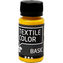 Tekstilmaling, primær gul, 50 ml/ 1 fl.