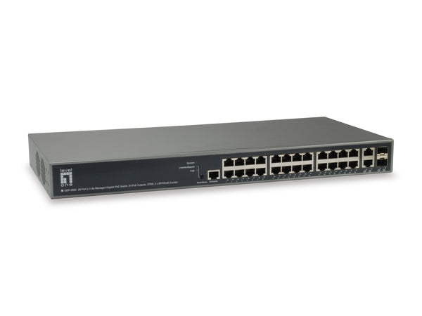 LevelOne GEP-2682 Switch 26-porte Gigabit  PoE+