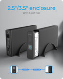 ICY BOX Ekstern Lagringspakning USB 3.2 (Gen 2) SATA 6Gb/s