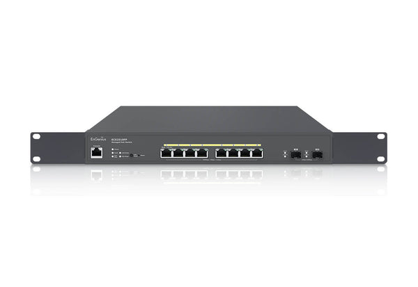 EnGenius ECS2510FP netværksswitch Administreret L2+ 2.5G Ethernet (100/1000/2500) Strøm over Ethernet (PoE) Sort