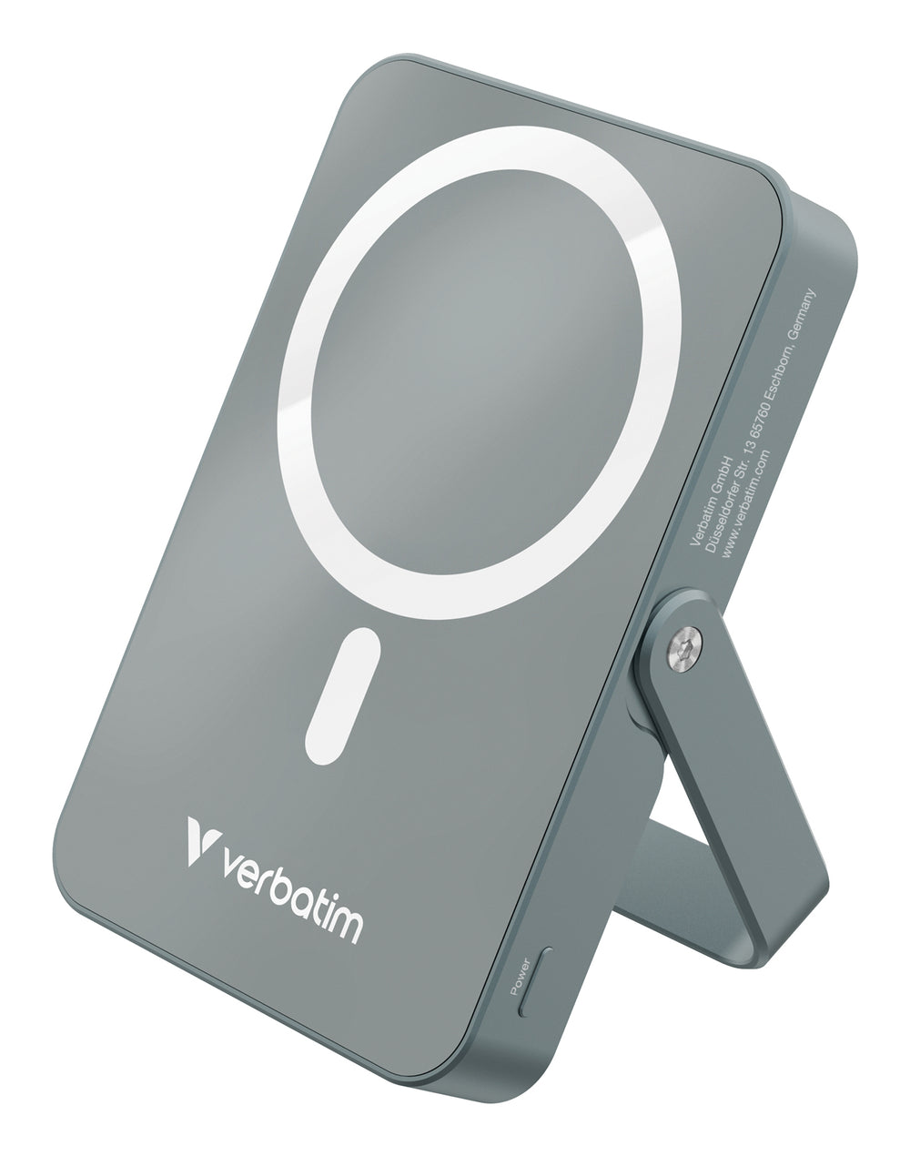 Verbatim Power Bank mit Standfuß mag.wireless 10000mA grau  32268