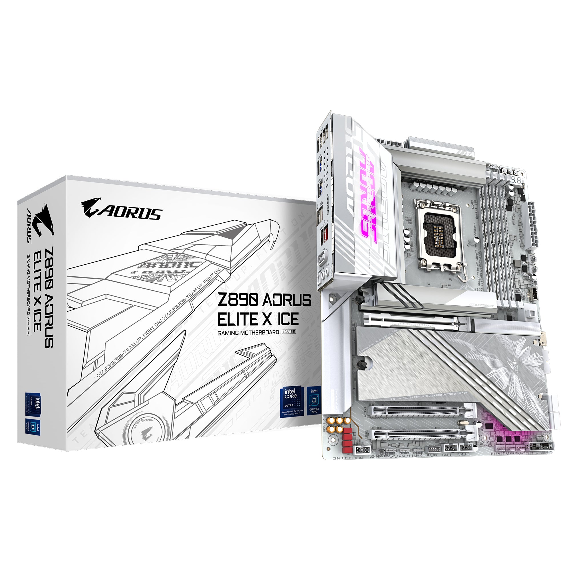 AORUS Z890 ELITE X ICE ATX LGA1851 sokkel Intel Z890