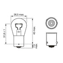 Bosch Pure Light pære PY21W 12V - 2 stk.