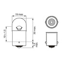 Bosch Longlife pære R5W 12V - 2 stk.