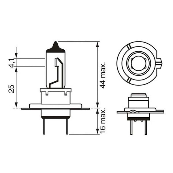 Bosch Plus 90 pære H7 55W 12V