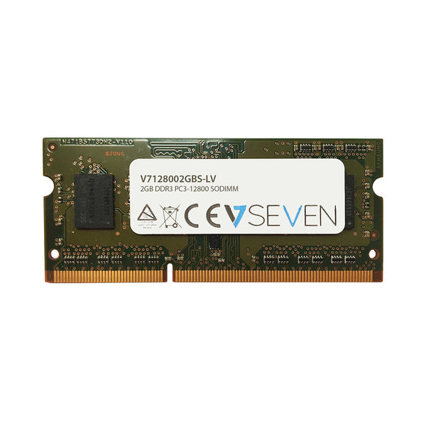 V7 DDR3  2GB 1600MHz CL11  Ikke-ECC SO-DIMM  204-PIN