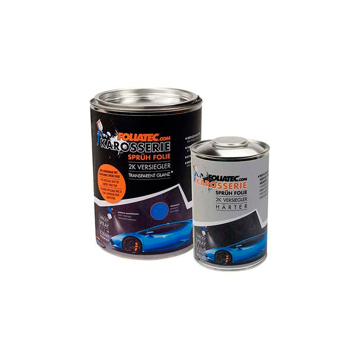 Foliatec spraysystem, 2x5L Black mat, 2C sealer glossy
