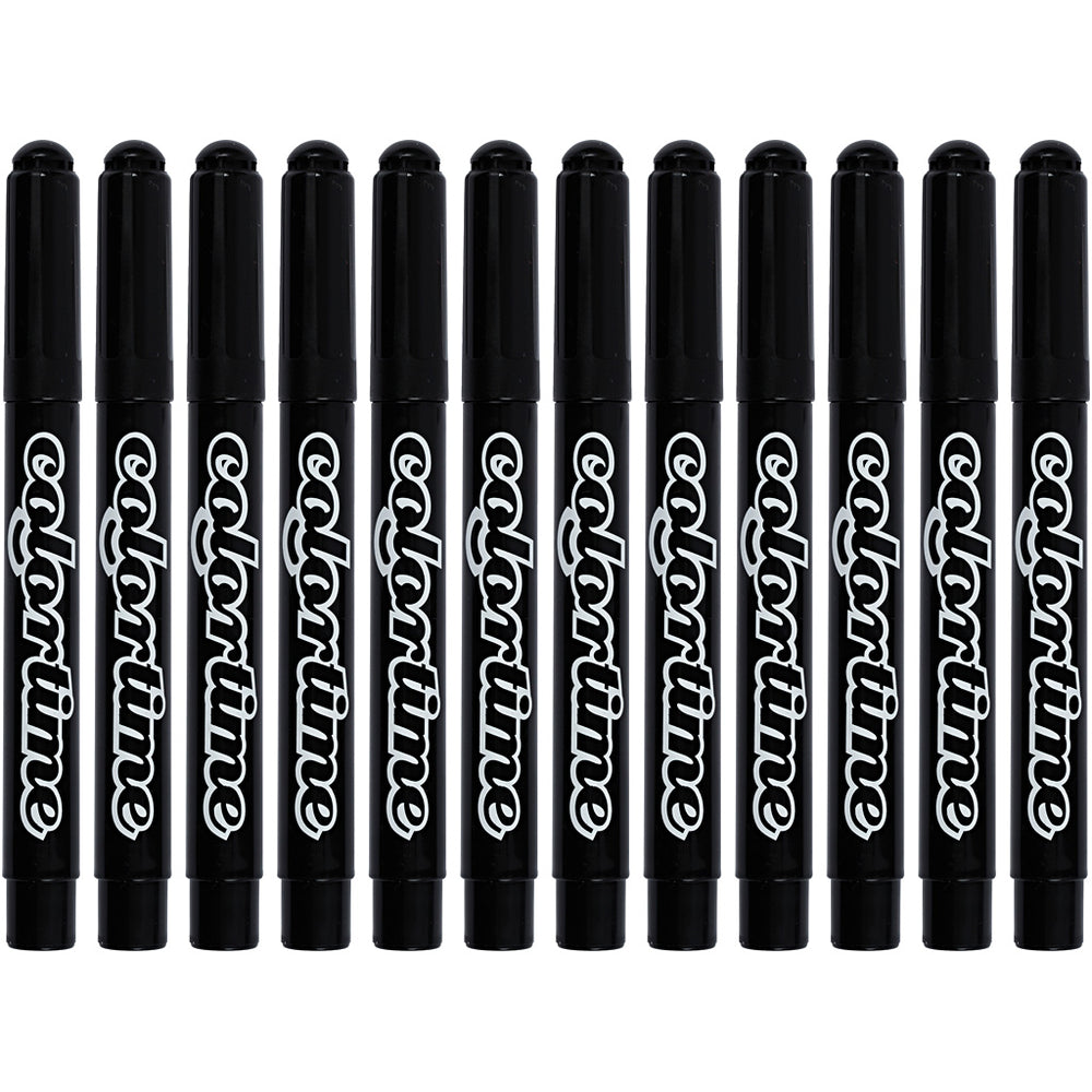 Colortime Tusch, streg 5 mm, sort, 12 stk./ 1 pk.