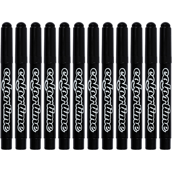 Colortime Tusch, streg 5 mm, sort, 12 stk./ 1 pk.