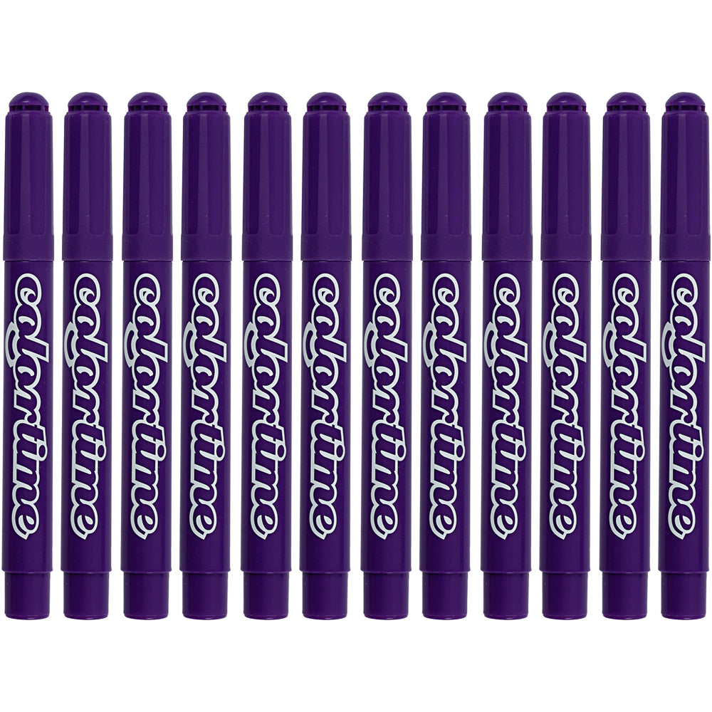 Colortime Tusch, streg 5 mm, lilla, 12 stk./ 1 pk.