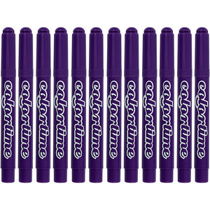 Colortime Tusch, streg 5 mm, lilla, 12 stk./ 1 pk.