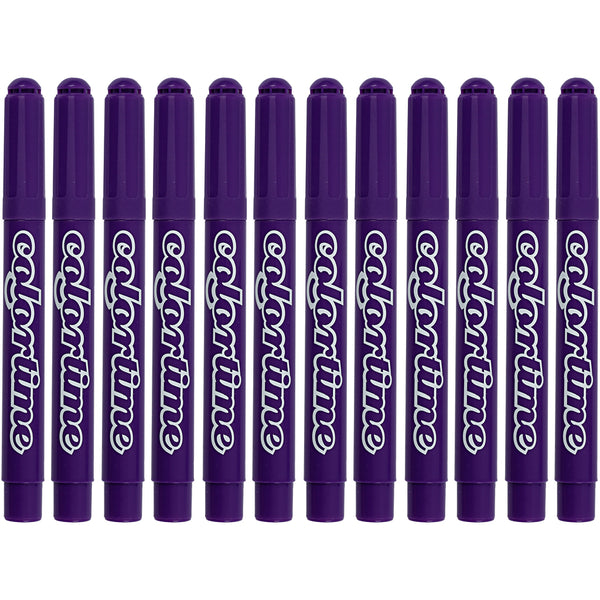 Colortime Tusch, streg 5 mm, lilla, 12 stk./ 1 pk.