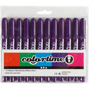 Colortime Tusch, streg 5 mm, lilla, 12 stk./ 1 pk.
