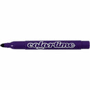 Colortime Tusch, streg 5 mm, lilla, 12 stk./ 1 pk.