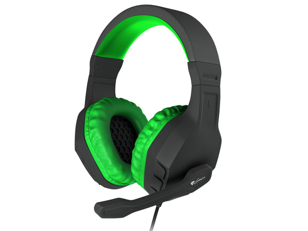 Natec Genesis Argon 200 Kabling Headset Sort Grøn