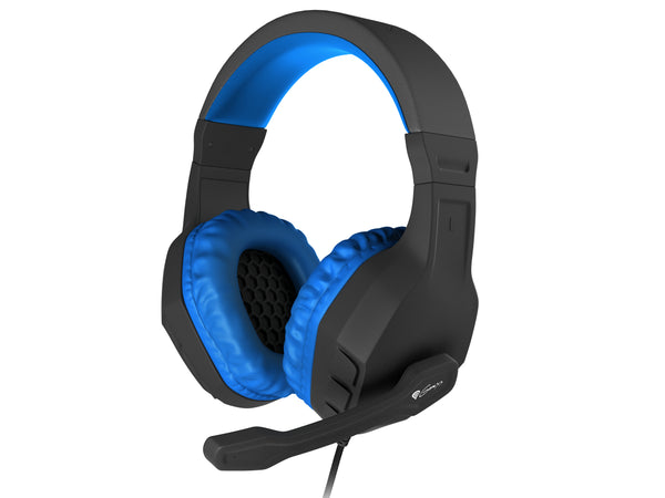Natec Genesis Argon 200 Kabling Headset Sort Blå