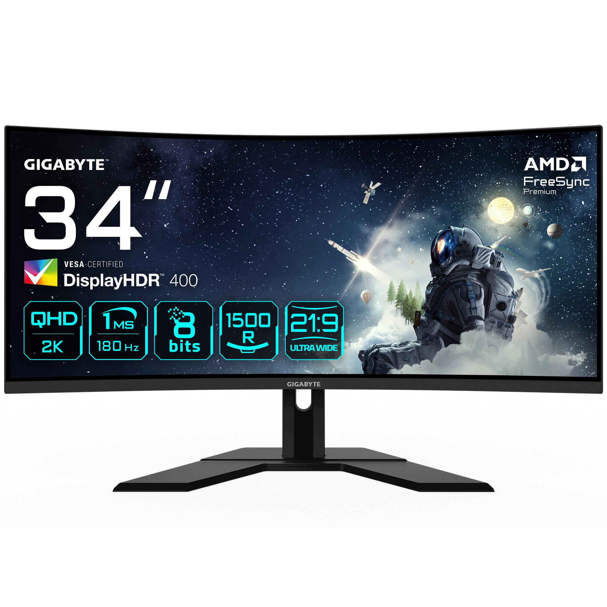 Gigabyte G34WQCP 34 3440 x 1440 (UltraWide) HDMI DisplayPort 180Hz
