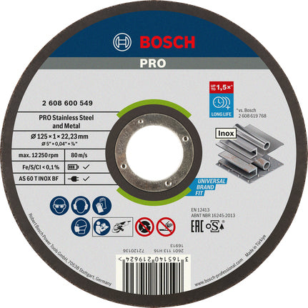 Bosch Expert AS 60 T INOX BF Rapido Kæreskive Vinkelkværn