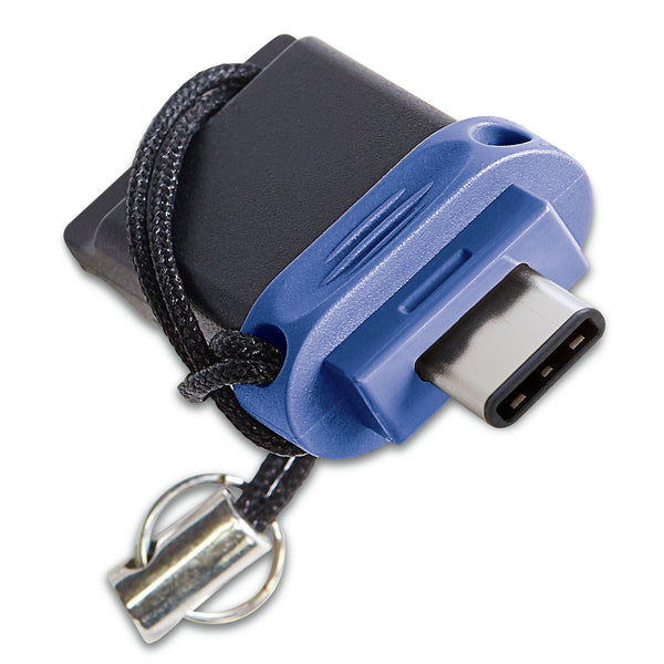 Verbatim Store 'n' Go Dual USB Drive Type-C 32GB USB 3.0 / USB-C USB stick Sort Blå