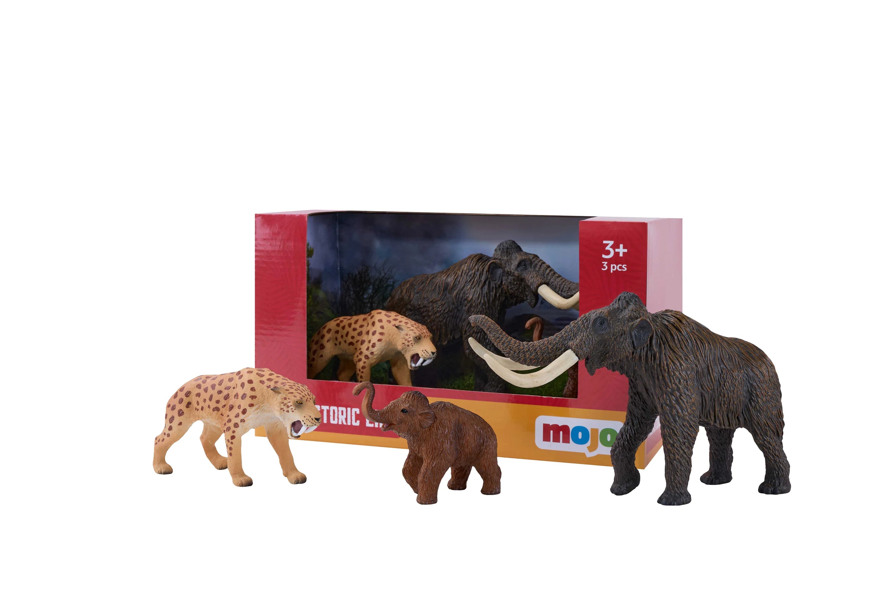 Mojo Mammut Sæt (3 stk.), Forhistoriske dyr
