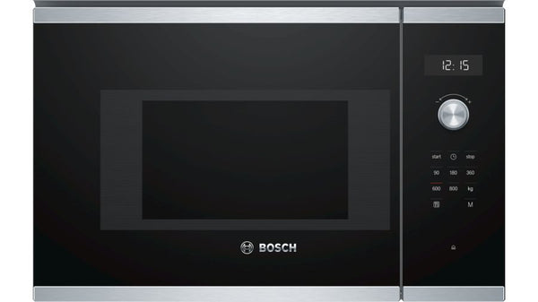 Bosch Serie | 6 Mikrobølgeovn Til indbygning 800W 20liter Rustfrit stål