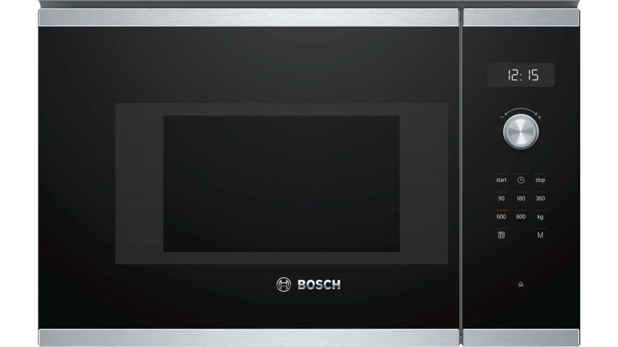 Bosch Serie | 6 Mikrobølgeovn Til indbygning 800W 20liter Rustfrit stål