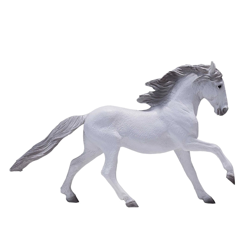Lusitano hest figur 15 cm, kunststof – pædagogisk legetøj, 3+ år. Mojo