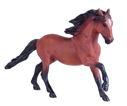 Lusitano hest figur 15,2 cm – blød plastik, sikker for børn fra 3 år | Mojo