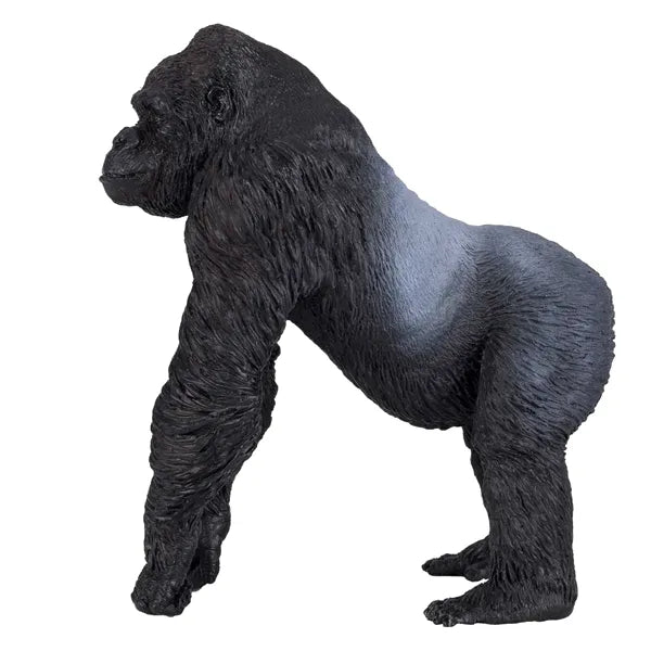 Silverback gorilla figur 8,6x5,2x9,1 cm - kunststof, CE-sikret legetøj, fra 3 år - Mojo