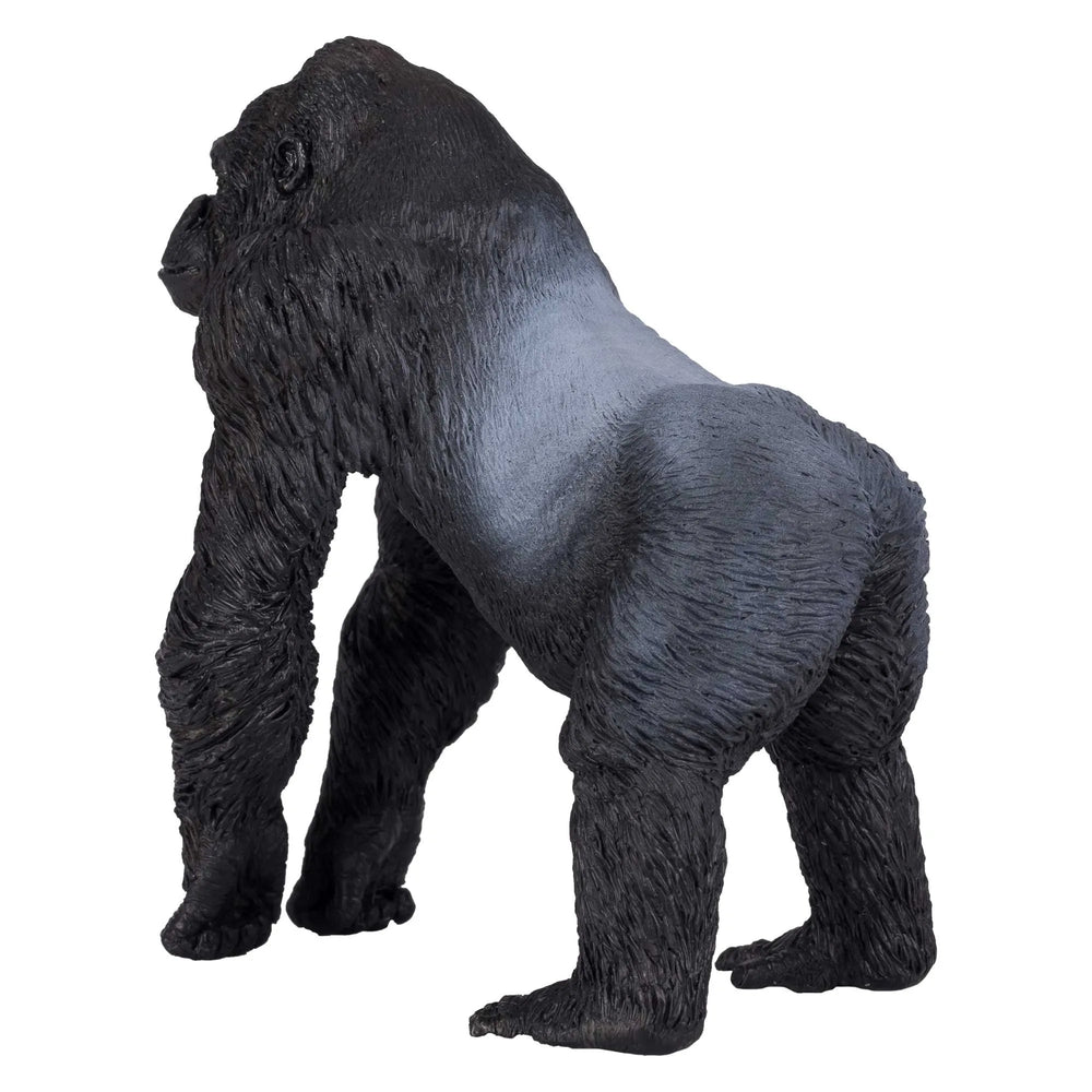 Silverback gorilla figur 8,6x5,2x9,1 cm - kunststof, CE-sikret legetøj, fra 3 år - Mojo