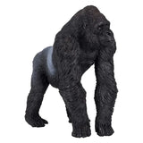 Silverback gorilla figur 8,6x5,2x9,1 cm - kunststof, CE-sikret legetøj, fra 3 år - Mojo
