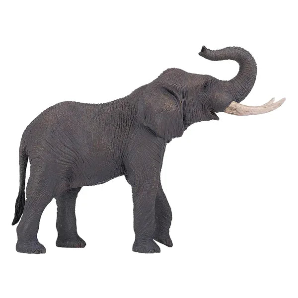 Afrikansk elefant legetøjsfigur 17,6 cm – holdbar plastik, egnet fra 3 år | Mojo