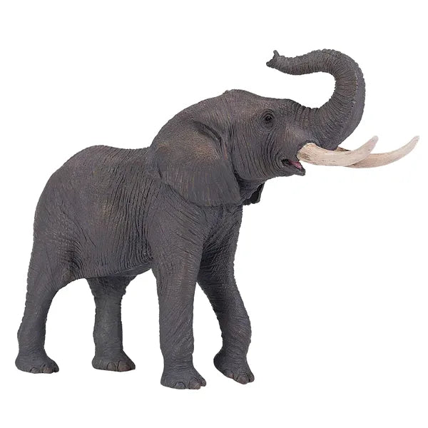 Afrikansk elefant legetøjsfigur 17,6 cm – holdbar plastik, egnet fra 3 år | Mojo