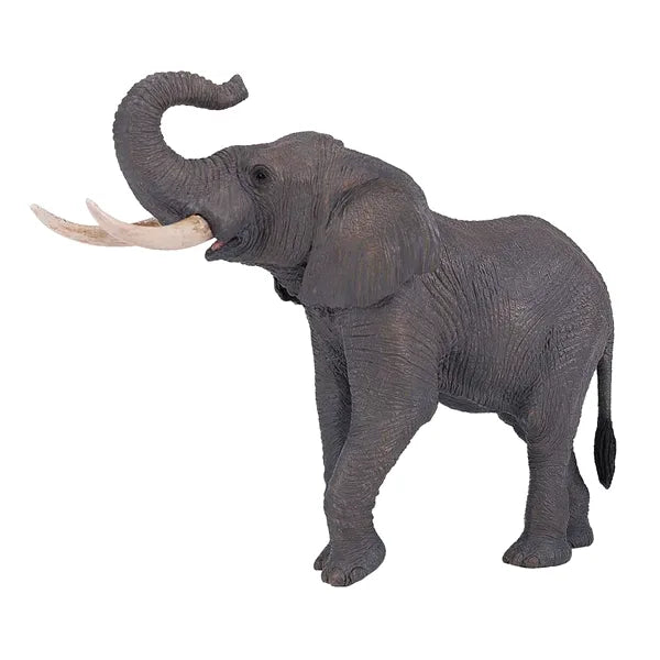 Afrikansk elefant legetøjsfigur 17,6 cm – holdbar plastik, egnet fra 3 år | Mojo