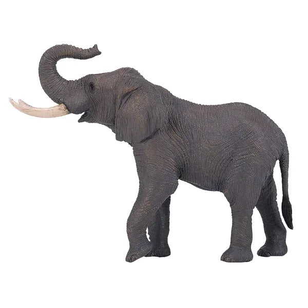 Afrikansk elefant legetøjsfigur 17,6 cm – holdbar plastik, egnet fra 3 år | Mojo
