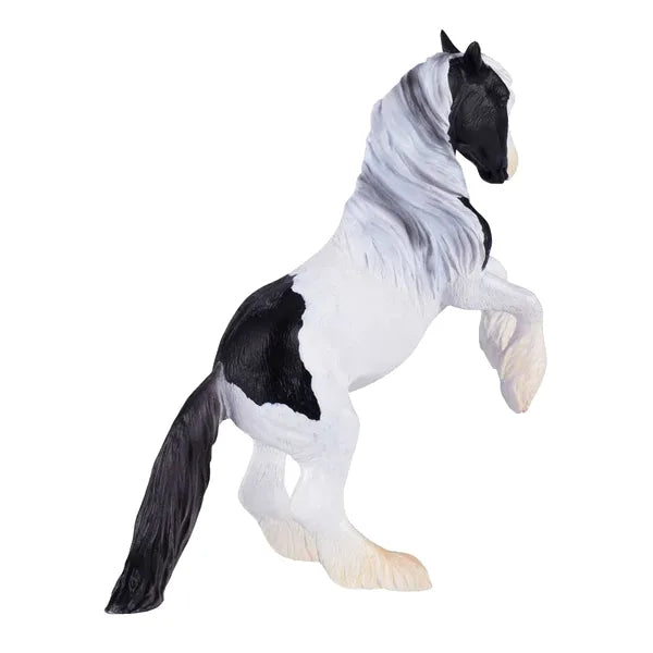 Gypsy Vanner hingst legetøjsfigur 11,9 cm plast – anbefalet 3+ år, sikkerhedsstandarder overholdt | Mojo
