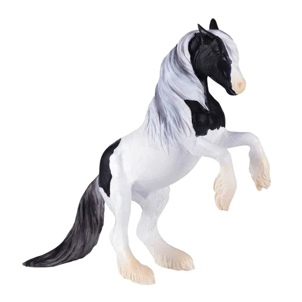 Gypsy Vanner hingst legetøjsfigur 11,9 cm plast – anbefalet 3+ år, sikkerhedsstandarder overholdt | Mojo