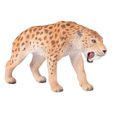 Smilodon sabelkat figur 12,8x3,8x7,6 cm kunststof - Mojo