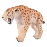 Smilodon sabelkat figur 12,8x3,8x7,6 cm kunststof - Mojo