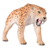 Smilodon sabelkat figur 12,8x3,8x7,6 cm kunststof - Mojo