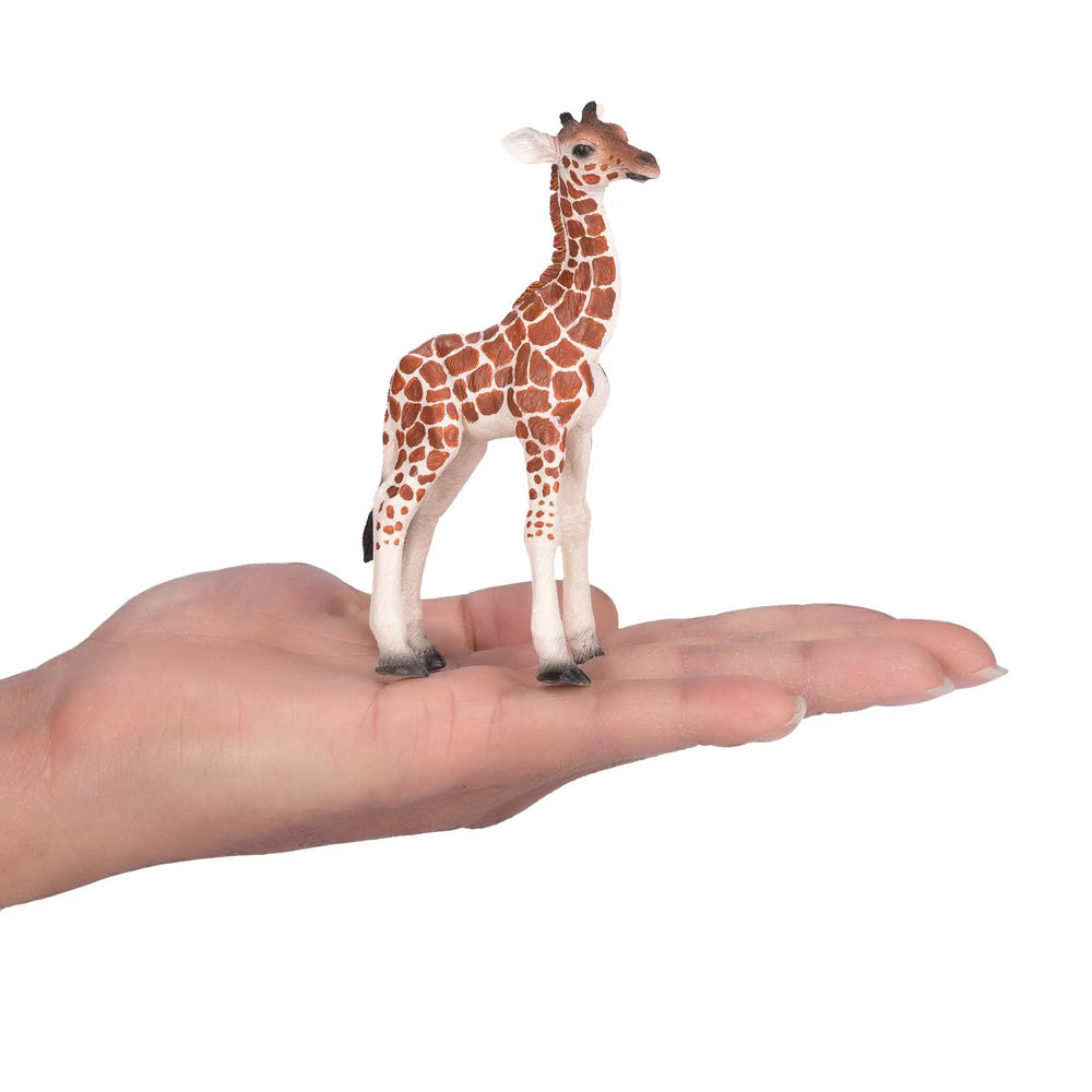 Girafføl legetøjsfigur 6,7 cm – realistisk plastikdyr til børn 3+ år, fri for ftalater – Mojo