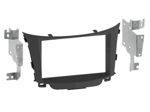 2-DIN kit Hyundai i30 3/2012-> sort