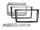 2-DIN kit div. Opel - farve: piano sort