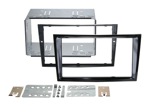 2-DIN kit div. Opel - farve: piano sort