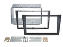 2-DIN kit div. Opel - farve: sort