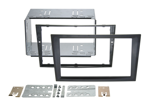 2-DIN kit div. Opel - farve: sort