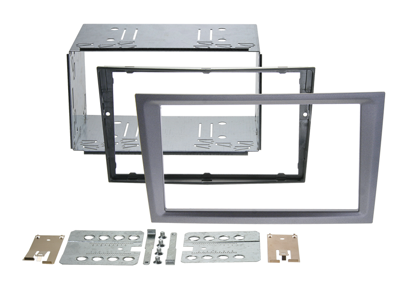 2-DIN kit div. Opel charcoal metal