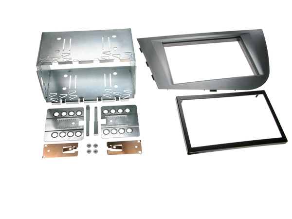 2-DIN kit Leon 05-> antrazit