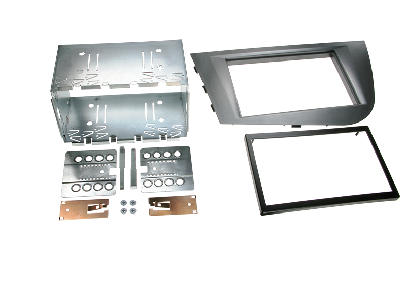 2-DIN kit Leon 05-> antrazit