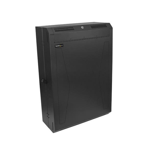 StarTech.com 6U Wall Mount Network Cabinet - Vertical Wall Mount Patch Panel Rack - 30 Server Room Cabinet (RK630WALVS) Stativindelukkekabinet Sort